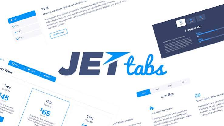 افزونه JetTabs - تب‌ها، آکاردئون و سوئیچرهای حرفه‌ای برای المنتور